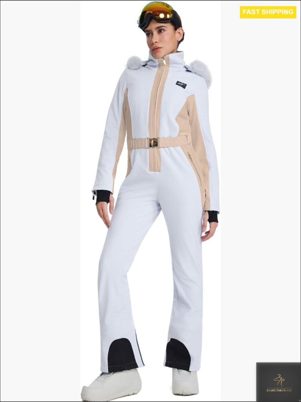 Slim Fit Insulated Ski Suit One Piece Waterproof Windproof Winter Snowboard